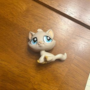 AUTHENTIC LPS Cream Tabby Cat w/ Blue Eyes 2006